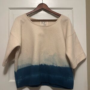 Aurum wool blend oversized top.